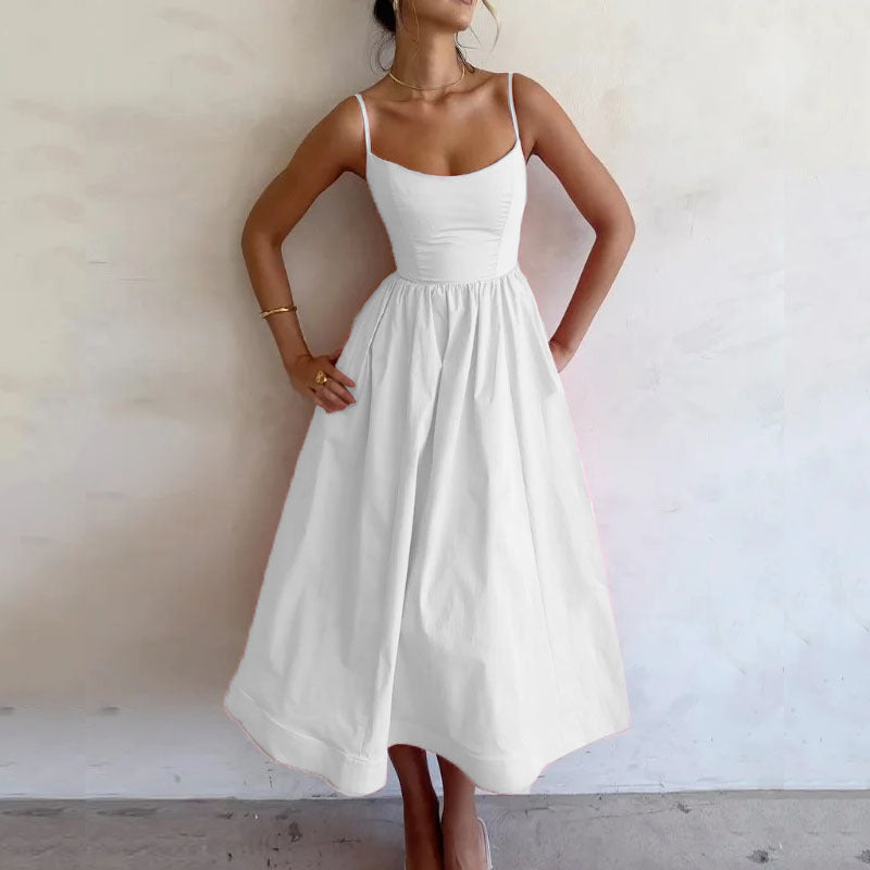 Robe d'Été Bohème à Bretelles