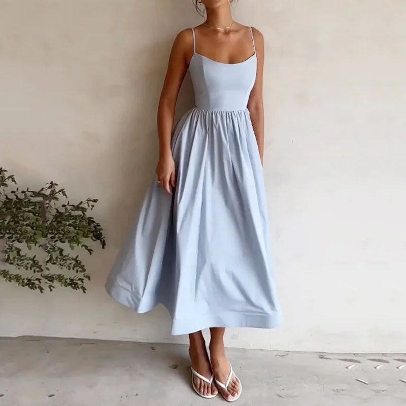 Robe d'Été Bohème à Bretelles