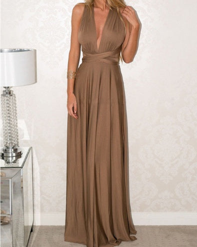 Robe Longue Infinity Élégante Multi-Façons