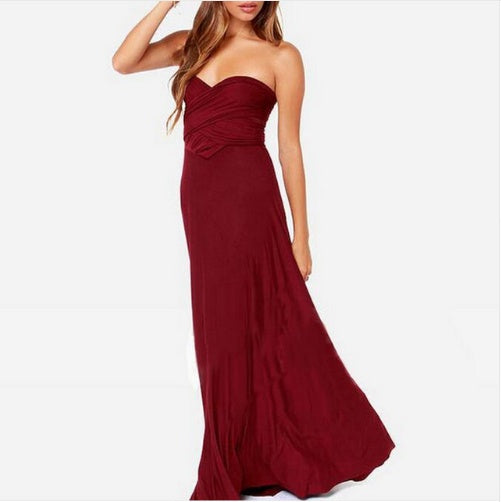 Robe Longue Infinity Élégante Multi-Façons