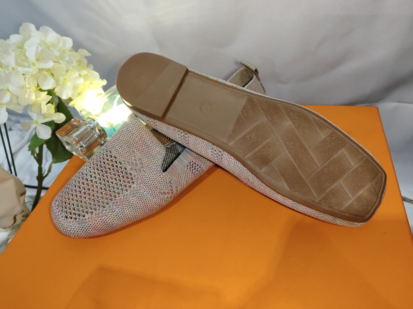 Mocassins élégants en maille respirante