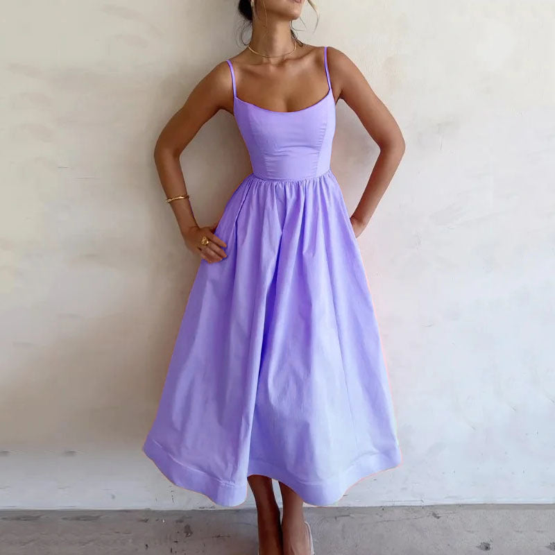 Robe d'Été Bohème à Bretelles