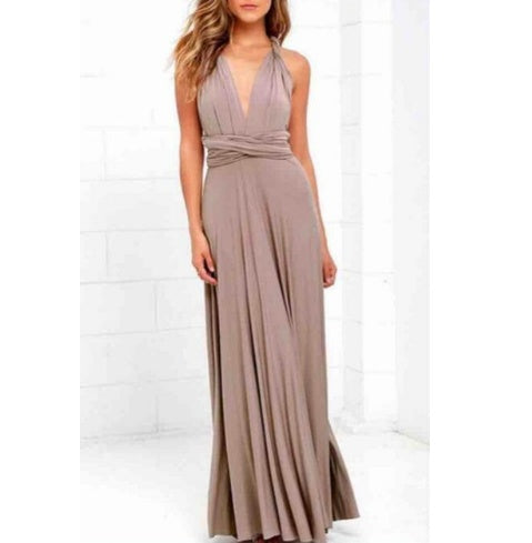 Robe Longue Infinity Élégante Multi-Façons