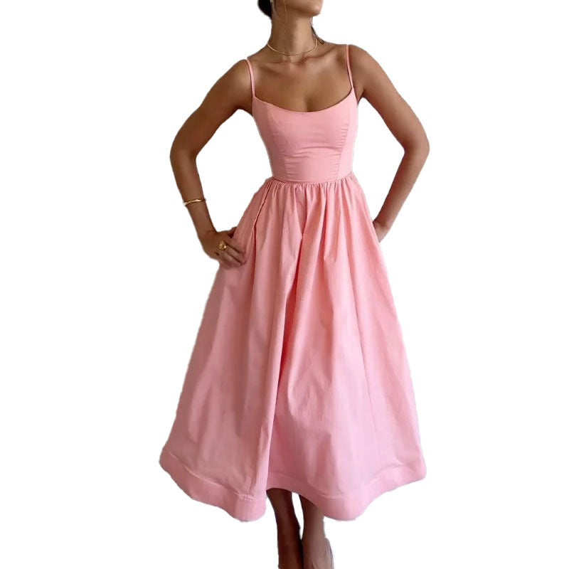 Robe d'Été Bohème à Bretelles