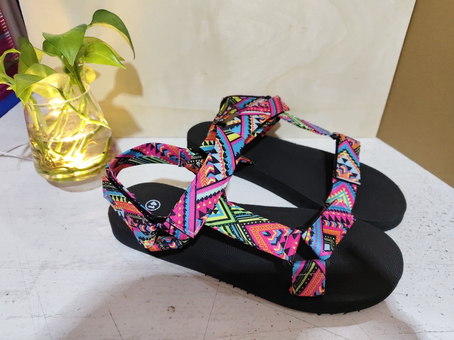Sandales bohèmes plates pour femmes