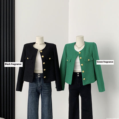 Veste Chic en Tweed Écru