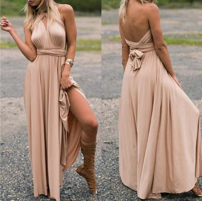 Robe Longue Infinity Élégante Multi-Façons