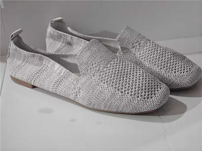 Mocassins élégants en maille respirante