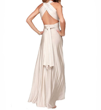 Robe Longue Infinity Élégante Multi-Façons