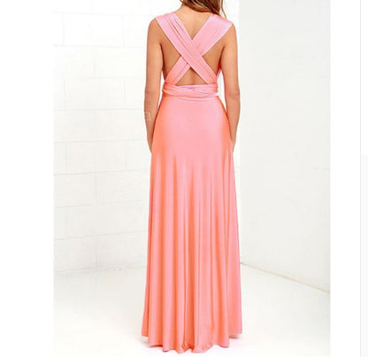 Robe Longue Infinity Élégante Multi-Façons