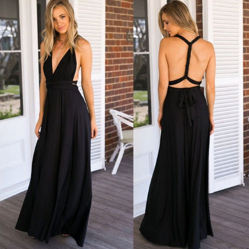 Robe Longue Infinity Élégante Multi-Façons