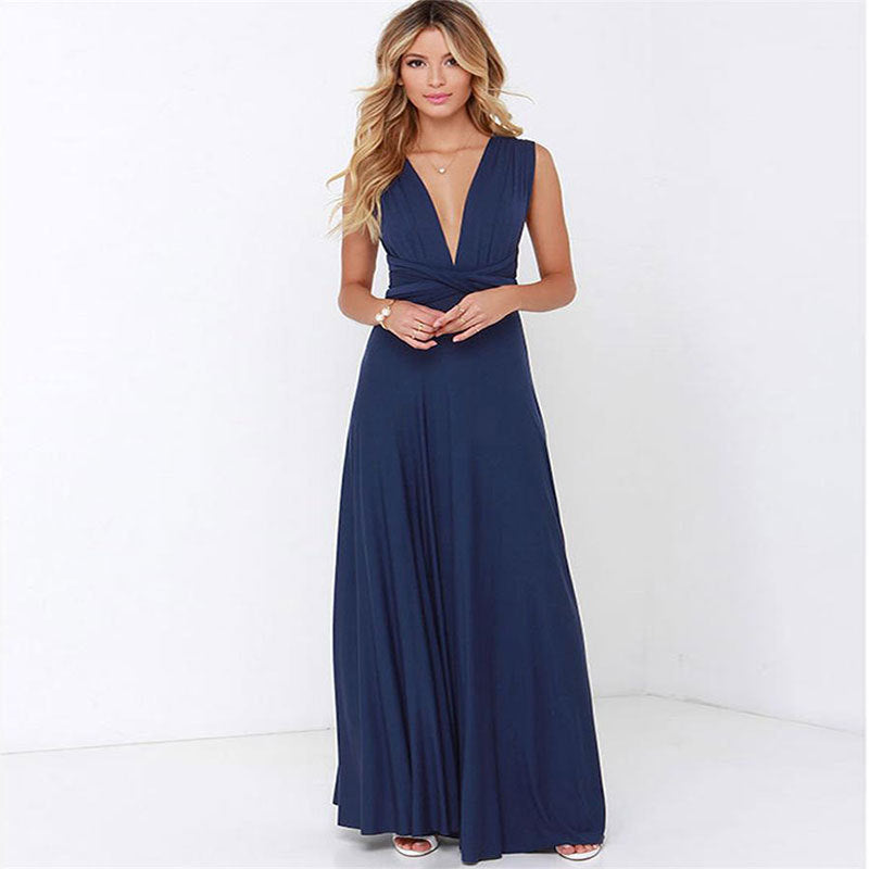Robe Longue Infinity Élégante Multi-Façons