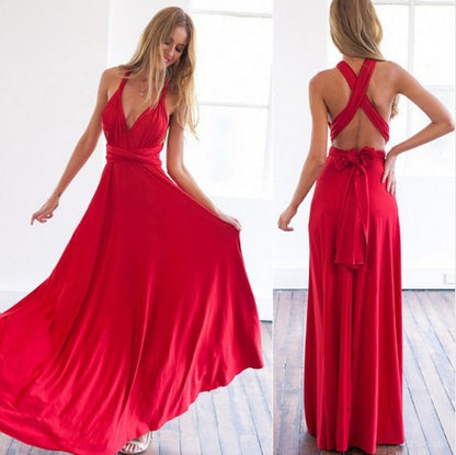 Robe Longue Infinity Élégante Multi-Façons