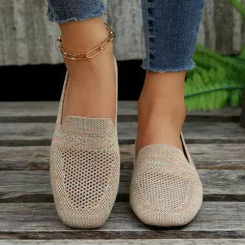 Mocassins élégants en maille respirante