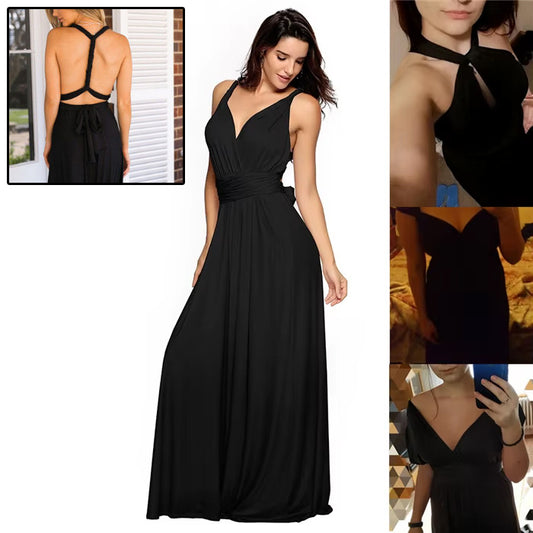 Robe Longue Infinity Élégante Multi-Façons